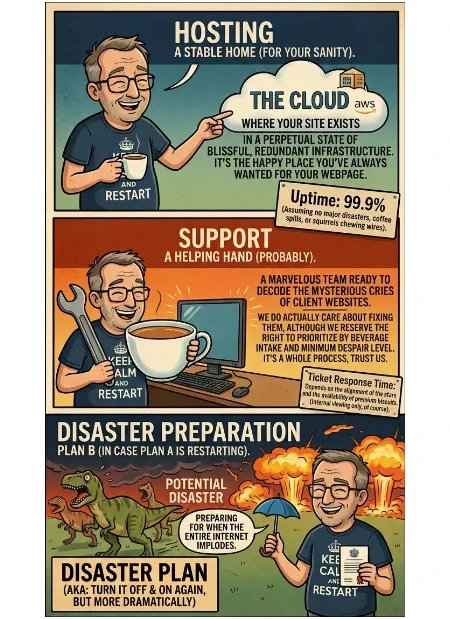 Hosting, Support & Disaster Prep